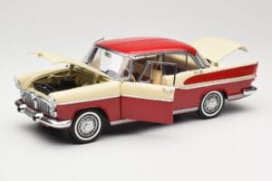Simca Chambord Rojo & Marfil Norev 1:18 185721 Metal - imagen 2 de 8