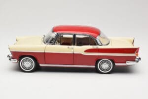 Simca Chambord Rojo & Marfil Norev 1:18 185721 Metal - imagen 4 de 8