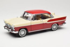 Simca Chambord Rojo & Marfil Norev 1:18 185721 Metal