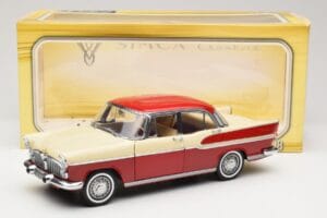 Simca Chambord Rojo & Marfil Norev 1:18 185721 Metal - imagen 8 de 8