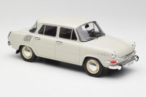 Skoda 1000 MB Gris & Blanco MCG 1:18 MCG18275 Metal - imagen 4 de 6