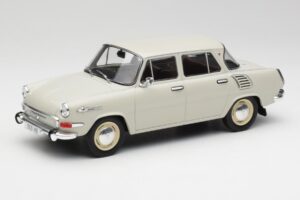 Skoda 1000 MB Gris & Blanco MCG 1:18 MCG18275 Metal