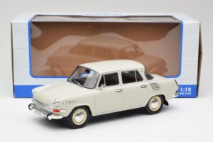 Skoda 1000 MB Gris & Blanco MCG 1:18 MCG18275 Metal - imagen 6 de 6