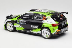 Skoda Fabia Rally2 #23 O. Solberg / E. Edmondson Rally Monte Carlo 2023 IXO 1:18 18RMC155A Metal - imagen 5 de 6