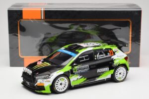 Skoda Fabia Rally2 #23 O. Solberg / E. Edmondson Rally Monte Carlo 2023 IXO 1:18 18RMC155A Metal - imagen 6 de 6