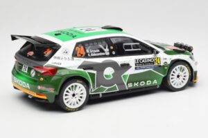 Skoda Fabia Rally2 #24 N. Gryazin / K. Aleksandrov Rally Monte Carlo 2023 IXO 1:18 18RMC155B Metal - imagen 2 de 6