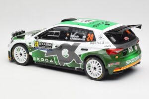 Skoda Fabia Rally2 #24 N. Gryazin / K. Aleksandrov Rally Monte Carlo 2023 IXO 1:18 18RMC155B Metal - imagen 5 de 6