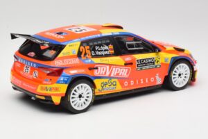 Skoda Fabia Rally2 #25 P. Lopez Rally Monte Carlo 2024 IXO 1:18 18RMC199 Metal - imagen 2 de 6