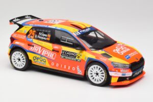 Skoda Fabia Rally2 #25 P. Lopez Rally Monte Carlo 2024 IXO 1:18 18RMC199 Metal - imagen 4 de 6