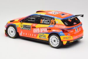 Skoda Fabia Rally2 #25 P. Lopez Rally Monte Carlo 2024 IXO 1:18 18RMC199 Metal - imagen 5 de 6