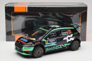 Skoda Fabia Rally2 #22 Toksport G. Greensmith / J. Andersson Safari Rally Kenya 2024 IXO 1:18 18RMC209 Metal - imagen 6 de 6