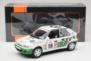 Skoda Felicia Kit Car #19 P. Sibera / P. Gross Tour de Corse 1995 IXO 1:18 18RMC149B Metal - imagen 6 de 6