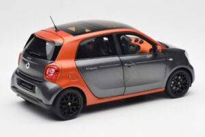 Smart Forfour W453 Lava Naranja Grafito Gris Norev 1:18 B66960298 Metal - imagen 3 de 8