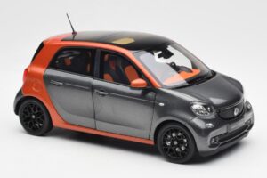 Smart Forfour W453 Lava Naranja Grafito Gris Norev 1:18 B66960298 Metal - imagen 6 de 8