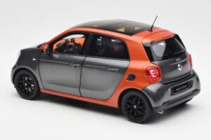 Smart Forfour W453 Lava Naranja Grafito Gris Norev 1:18 B66960298 Metal - imagen 7 de 8