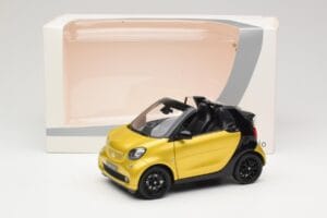 Smart Fortwo 453 Cabriolet Negro Y Amarillo Norev 1:18 B66960289 Metal - imagen 8 de 8