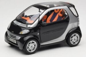 Smart Fortwo Negro Kyosho 1:18 0004830V000C08Q00 Metal