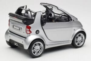 Smart Fortwo W450 Brabus Cabrio Plata Edición Concesionario Kyosho 1:18 0017769V001C05Q00 Metal - imagen 3 de 8