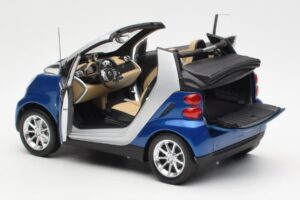 Smart Fortwo W451 Descapotable Azul Plata Minichamps 1:18 Q0022565V001C80Q00 Metal - imagen 5 de 8