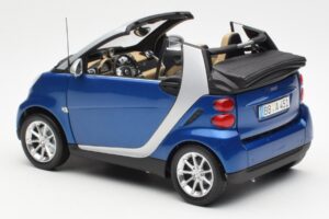 Smart Fortwo W451 Descapotable Azul Plata Minichamps 1:18 Q0022565V001C80Q00 Metal - imagen 7 de 8