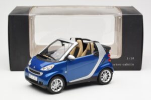 Smart Fortwo W451 Descapotable Azul Plata Minichamps 1:18 Q0022565V001C80Q00 Metal - imagen 8 de 8