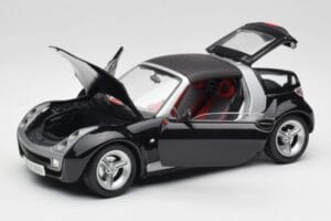 Smart Roadster Azul Oscuro Bburago 1:18 34917 Metal - imagen 2 de 8