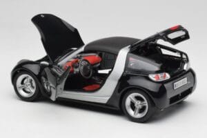 Smart Roadster Azul Oscuro Bburago 1:18 34917 Metal - imagen 5 de 8