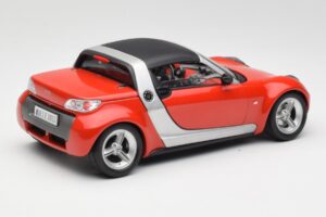 Smart Roadster Rojo Bburago 1:18 34099 Metal - imagen 3 de 8
