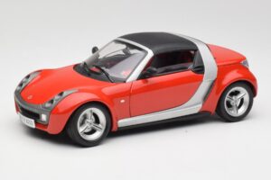 Smart Roadster Rojo Bburago 1:18 34099 Metal