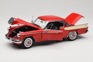 Studebaker Golden Hawk Apache Red Motor City 1:18 80009 Metal - imagen 2 de 8