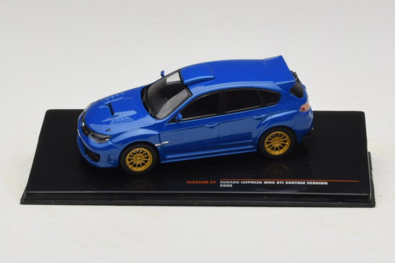 Subaru Impreza WRX STI GR Custom Version Azul IXO 1:43 CLC553N Metal