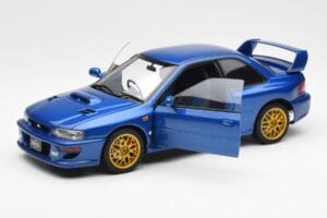 Subaru Impreza 22B Upgraded Version Azul Con Llantas Doradas AUTOart 1:18 78602 Metal - imagen 2 de 8
