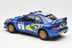 Subaru Impreza WRC #3 C. McRae / N. Grist Safari Rally Winner 1997 AUTOart 1:18 89792 Metal - imagen 7 de 8