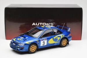 Subaru Impreza WRC #3 C. McRae / N. Grist Safari Rally Winner 1997 AUTOart 1:18 89792 Metal - imagen 8 de 8