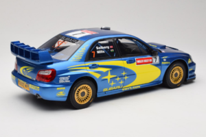 Subaru Impreza WRC S9 #7 P. Solberg / P. Mills Rally Great Britain 2003 Otto 1:12 G092 Resina - imagen 2 de 6