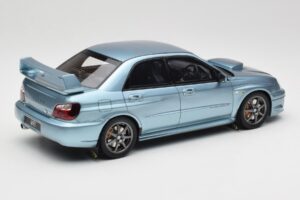 Subaru Impreza WRX STi WR1 GD P. Solberg Edition Ice Blue Metallic Otto 1:18 OT1114 Resina - imagen 2 de 6