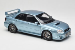 Subaru Impreza WRX STi WR1 GD P. Solberg Edition Ice Blue Metallic Otto 1:18 OT1114 Resina - imagen 4 de 6