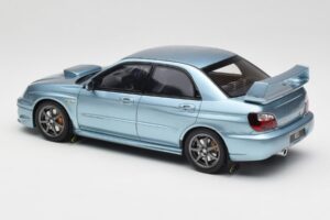Subaru Impreza WRX STi WR1 GD P. Solberg Edition Ice Blue Metallic Otto 1:18 OT1114 Resina - imagen 5 de 6
