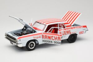 Dodge 330 Super Stock Ramchargers NHRA 1964 Highway 61 1:18 50044 Metal - imagen 2 de 8