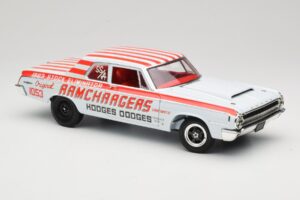 Dodge 330 Super Stock Ramchargers NHRA 1964 Highway 61 1:18 50044 Metal - imagen 6 de 8