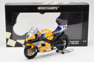 Suzuki GSX-R 1000 Team Alstare Corona Extra T. Corser WSB 2005 Minichamps 1:12 122052211 Metal - imagen 6 de 6