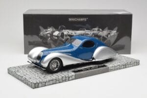 Talbot-Lago T150 C-SS Coupe Azul Plata Minichamps 1:18 107117122 Resina - imagen 6 de 6