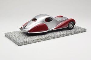 Talbot-Lago T150 C-SS Coupe Plata Rojo Minichamps 1:18 107117121 Resina - imagen 2 de 6