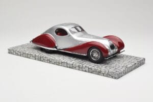 Talbot-Lago T150 C-SS Coupe Plata Rojo Minichamps 1:18 107117121 Resina - imagen 4 de 6