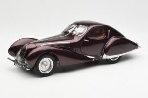 Talbot-Lago T150 C-SS Figoni & Falaschi Teardrop Burdeos Oscuro Metalizado CMC 1:18 M-179 Metal
