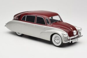Tatra 87 Plata & Rojo Oscuro MCG 1:18 MCG18067 Metal - imagen 4 de 6