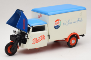 Tempo Dreirad Kastenwagen Pepsi Minichamps 1:18 150099024 Metal - imagen 2 de 8