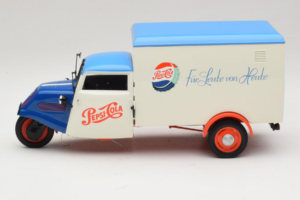 Tempo Dreirad Kastenwagen Pepsi Minichamps 1:18 150099024 Metal - imagen 4 de 8