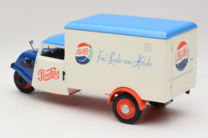 Tempo Dreirad Kastenwagen Pepsi Minichamps 1:18 150099024 Metal - imagen 7 de 8