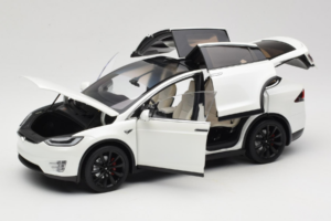 Tesla Model X Blanco OEM 1:18 TESLA001 Metal - imagen 2 de 8